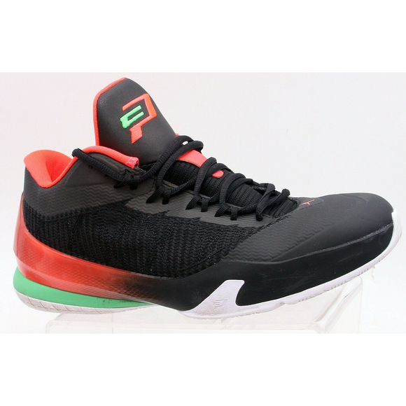 NIKE Jordan Men's CP3.VIII Basketball Shoe Black/Green/orange 684855-035 size 13 - Picture 3 of 11